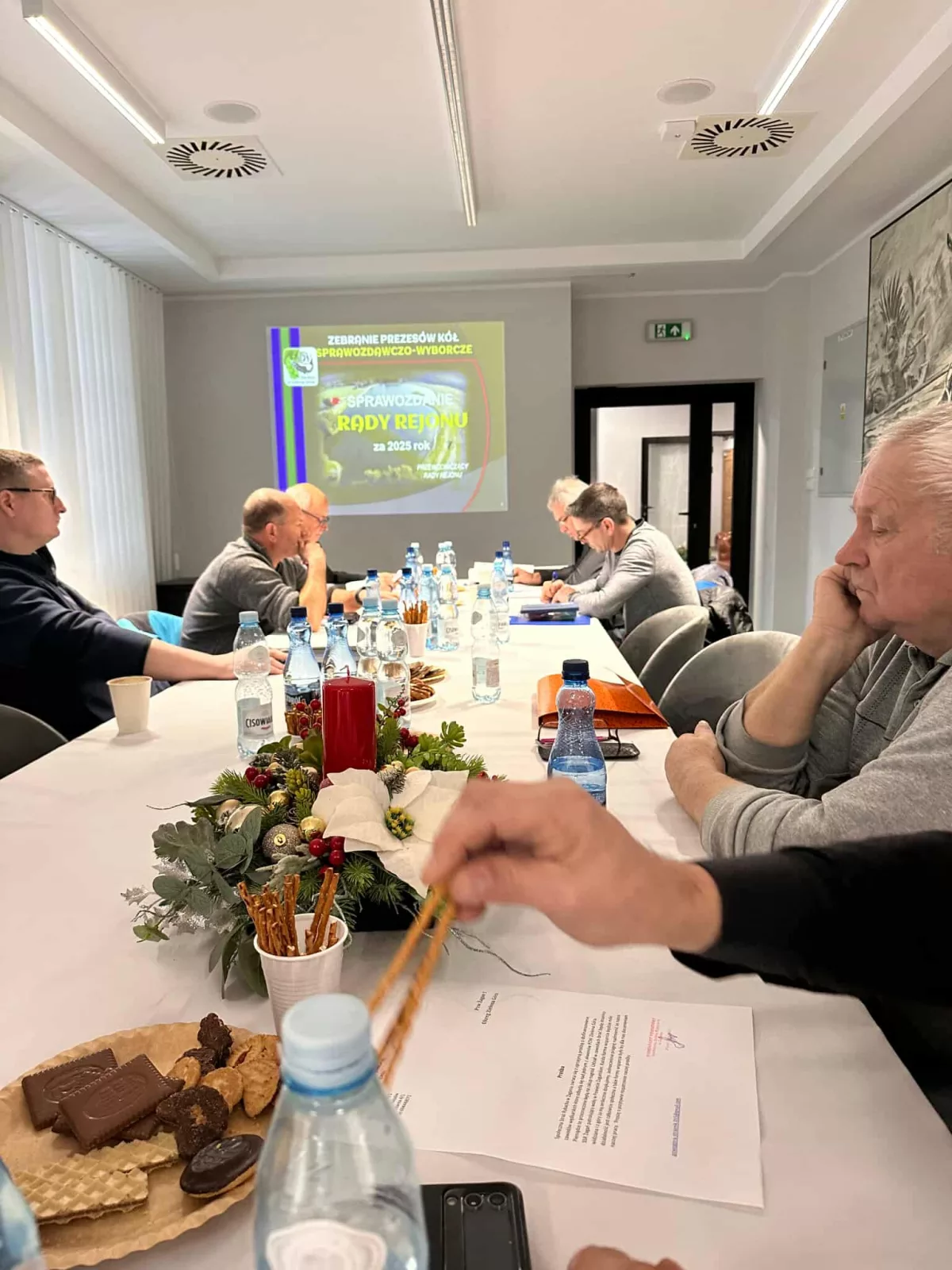 Zebranie sprawozdawczo-wyborcze rejonu Żagańskiego.