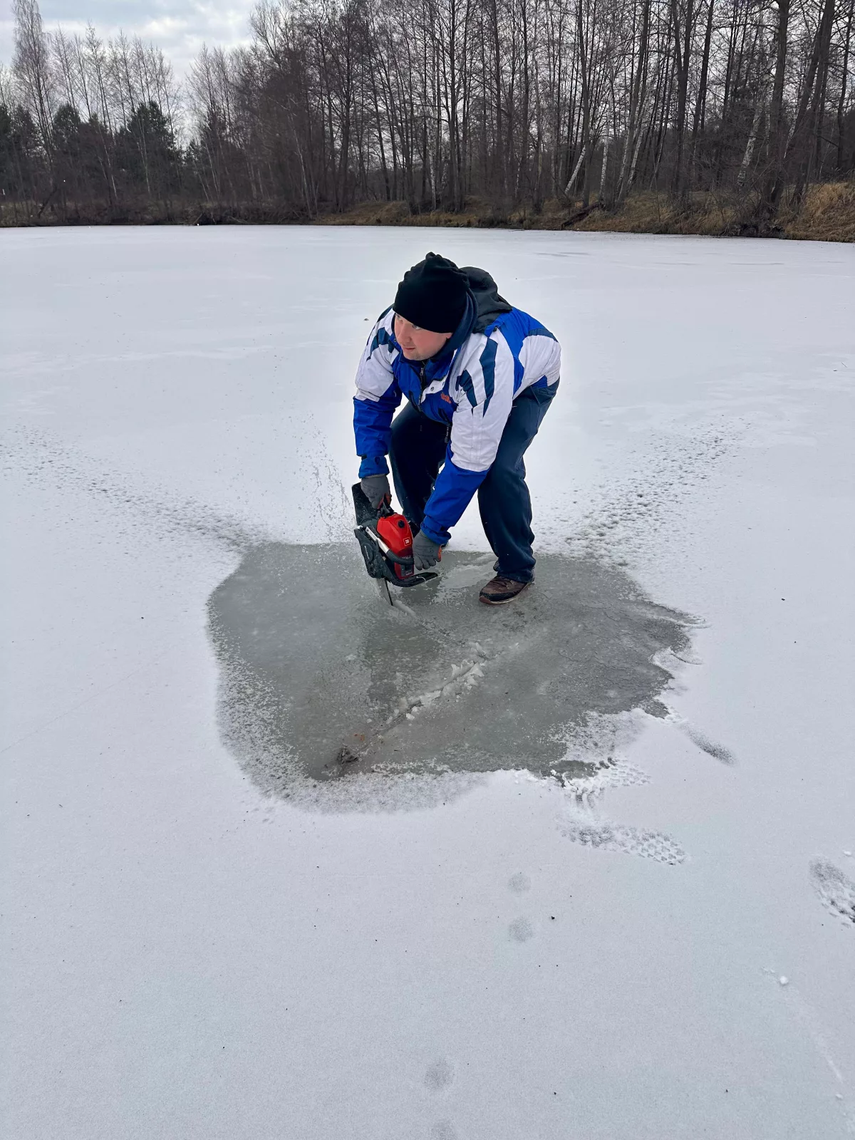 Prace na Łowisku Gryżyce
