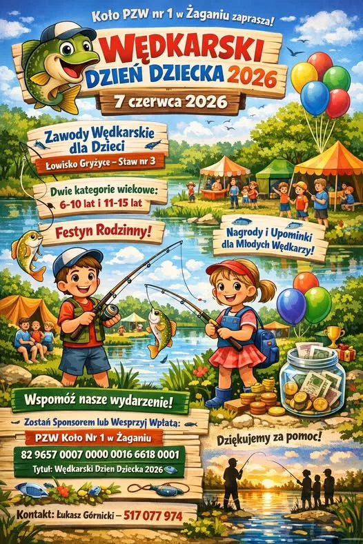 Wędkarski Dzień Dziecka 2026r.